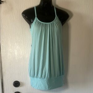 Lululemon Athletica Aqua Strappy Tank